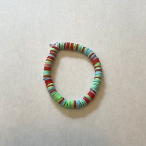 Handmade Christmas color’s bracelet.